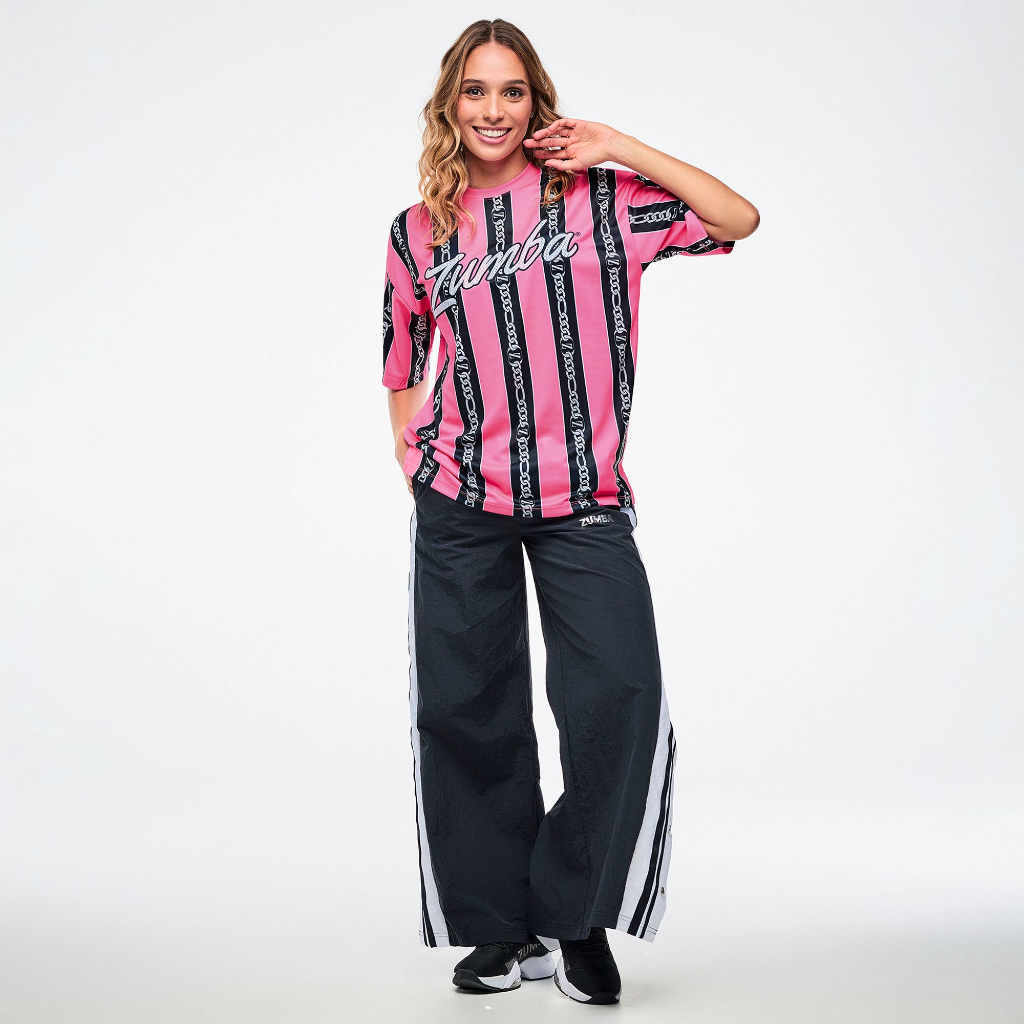 Spodnie Zumba unisex z napami czarne