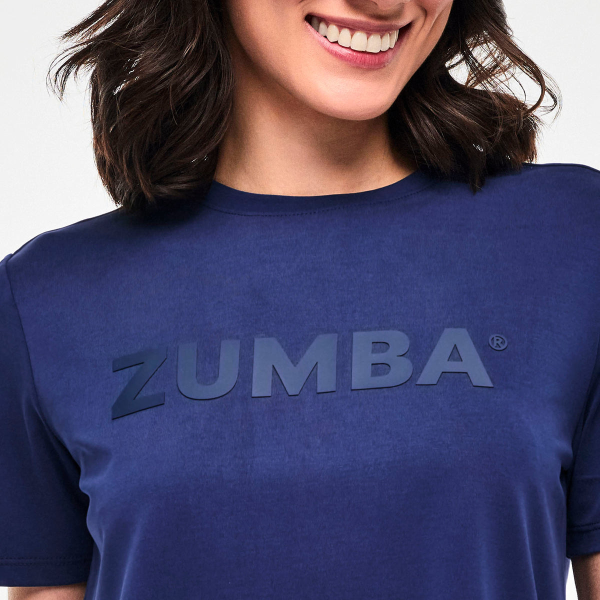 Granatowa koszulka z modalu — Zumba Wear FW26 Modal