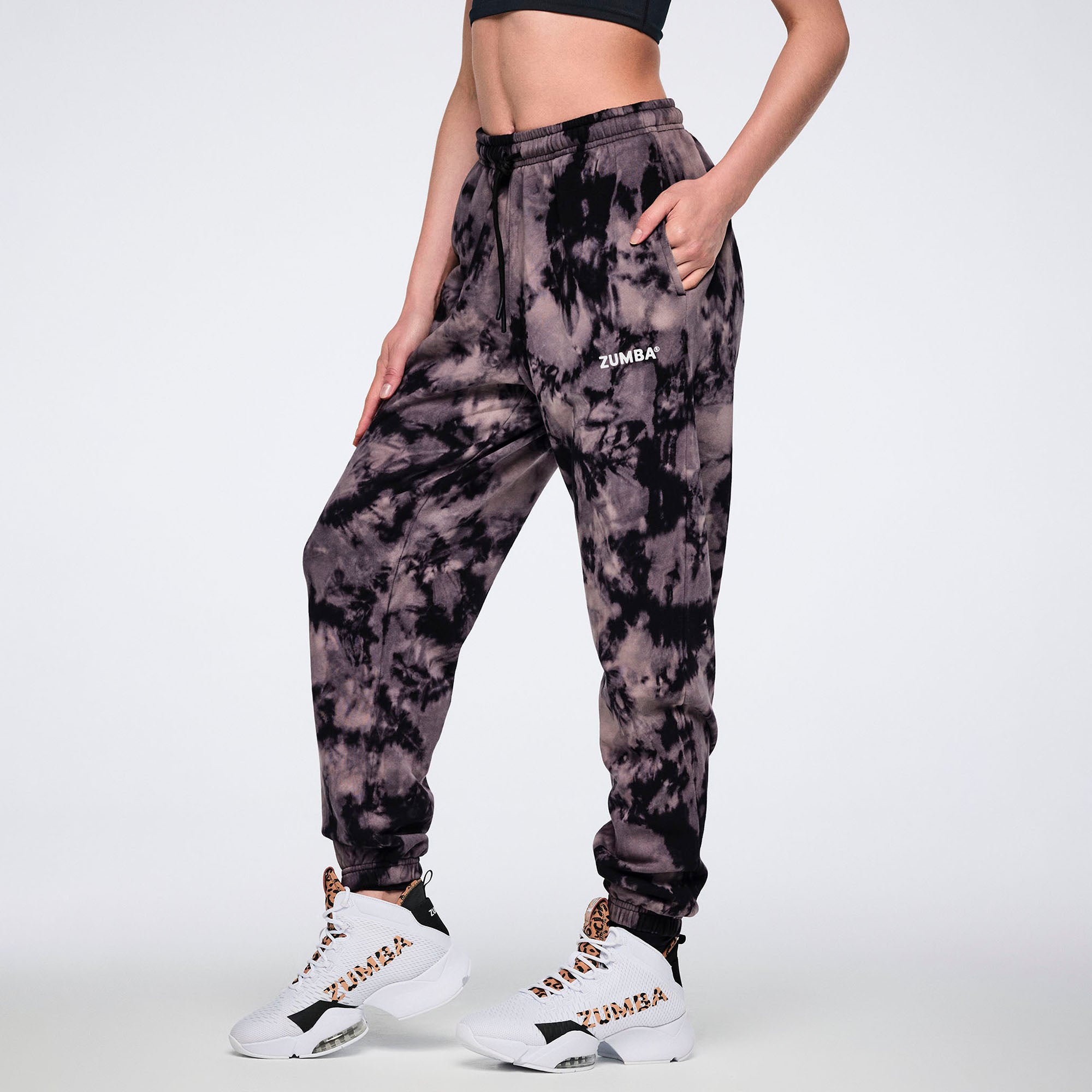 Spodnie unisex jogger tie dye