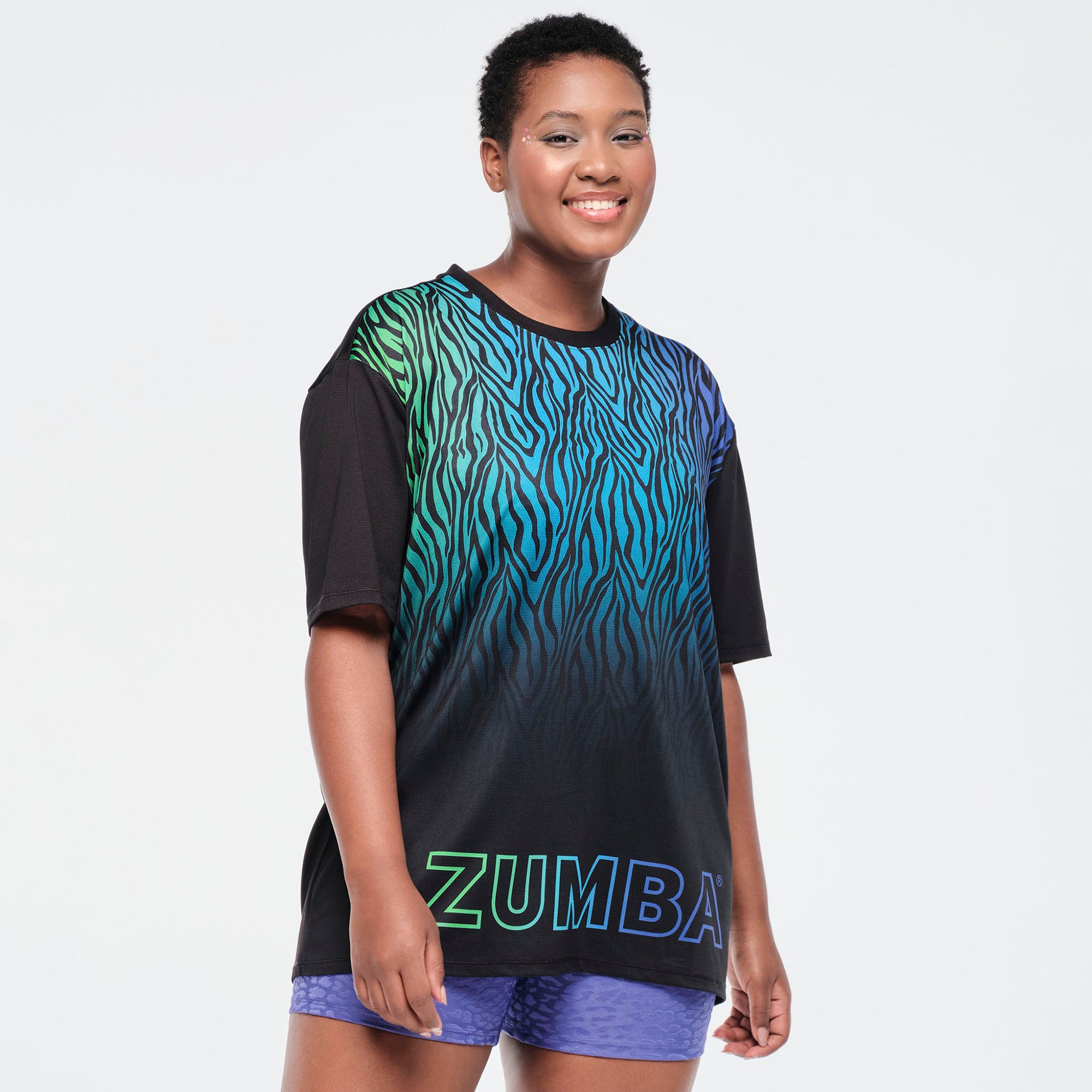 Koszulka z siateczki unisex Zumba Funscape