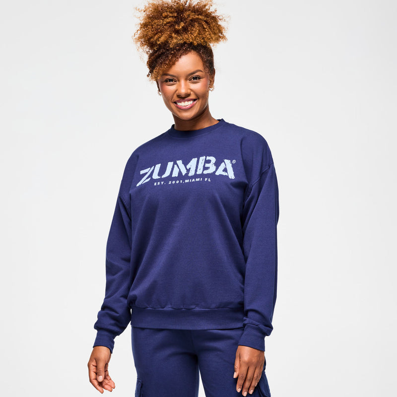 Bluza unisex Zumba Blue Jean
