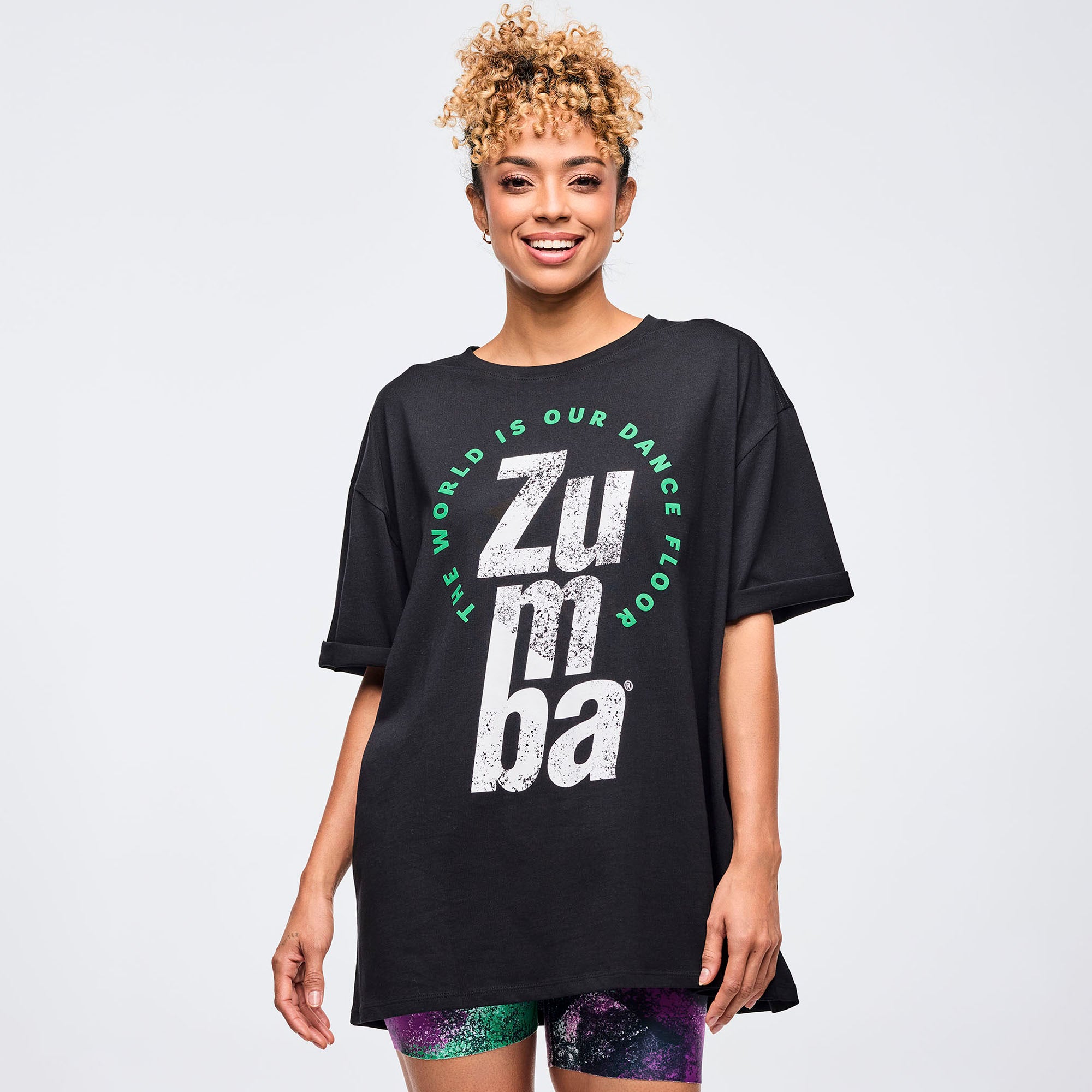 Koszulka oversize unisex Zumba Apres