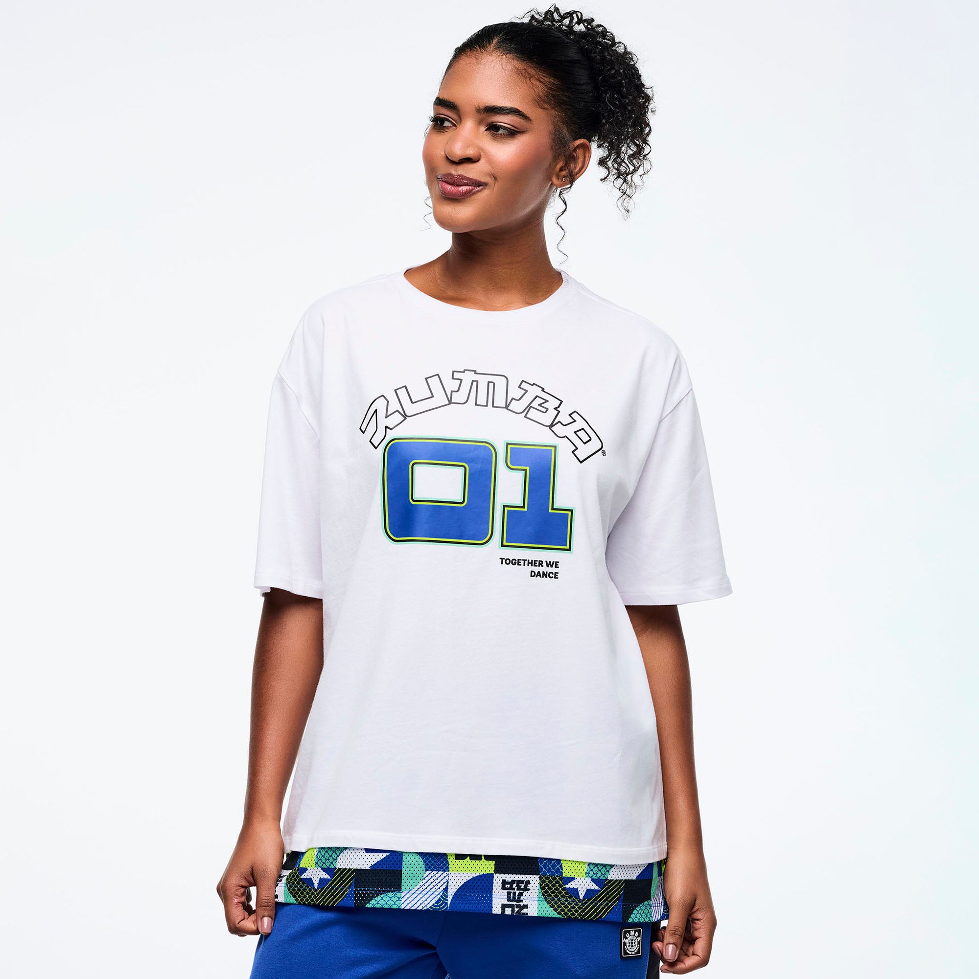 Koszulka z podwójnym dołem Zumba Eastern Flavor