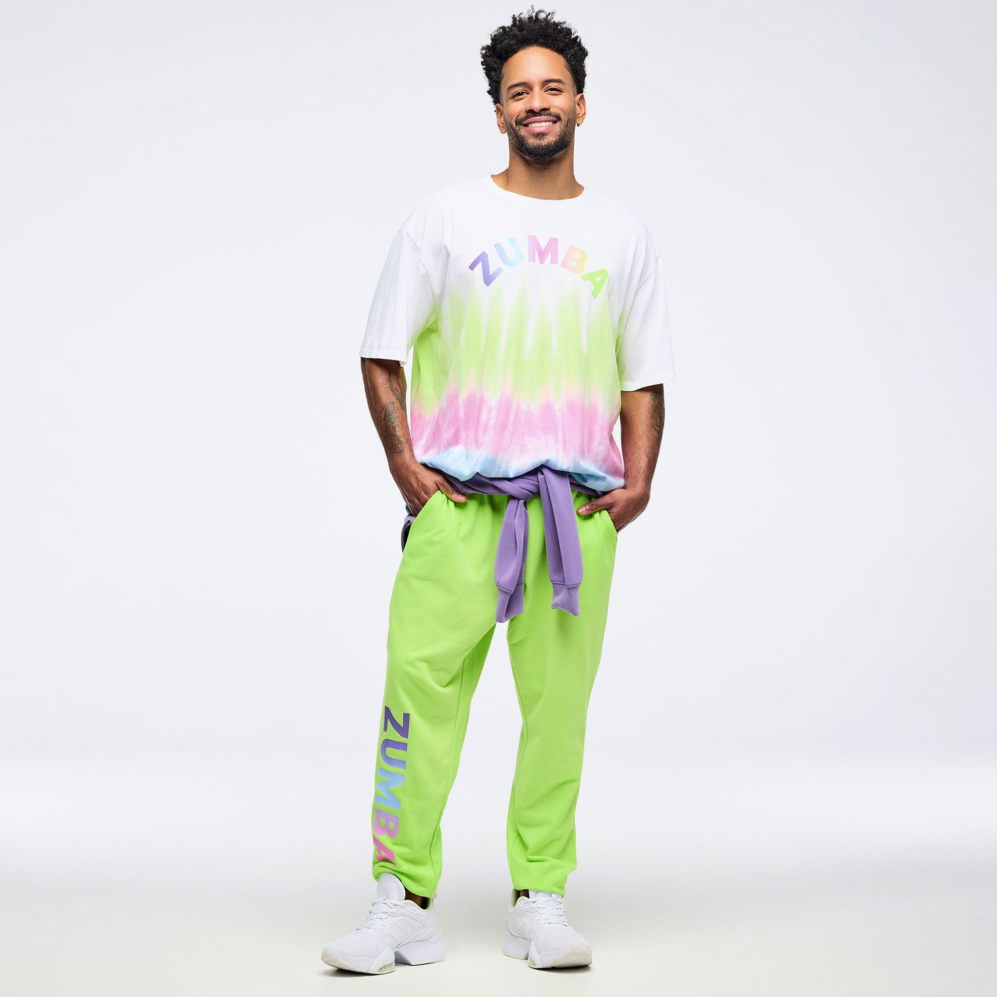 Spodnie unisex Zumba Pastel