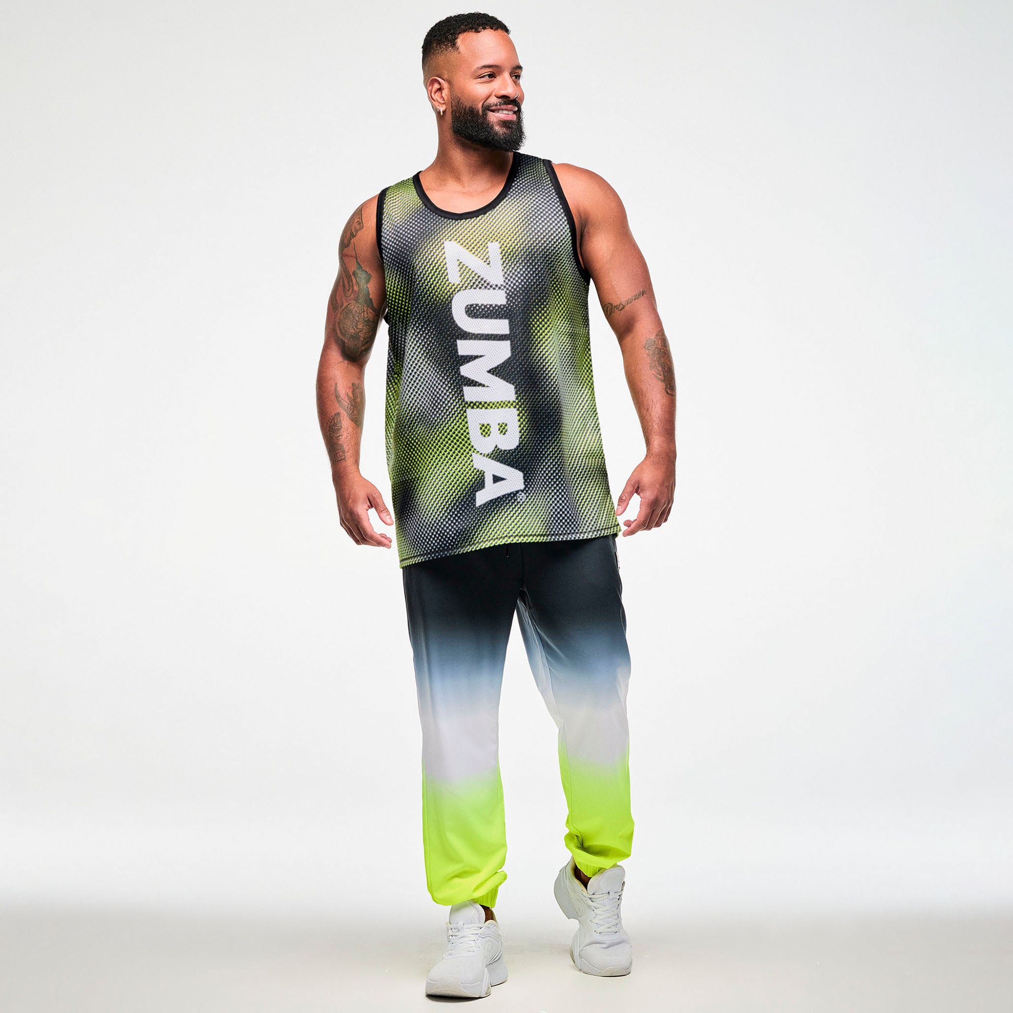 Spodnie unisex ombre