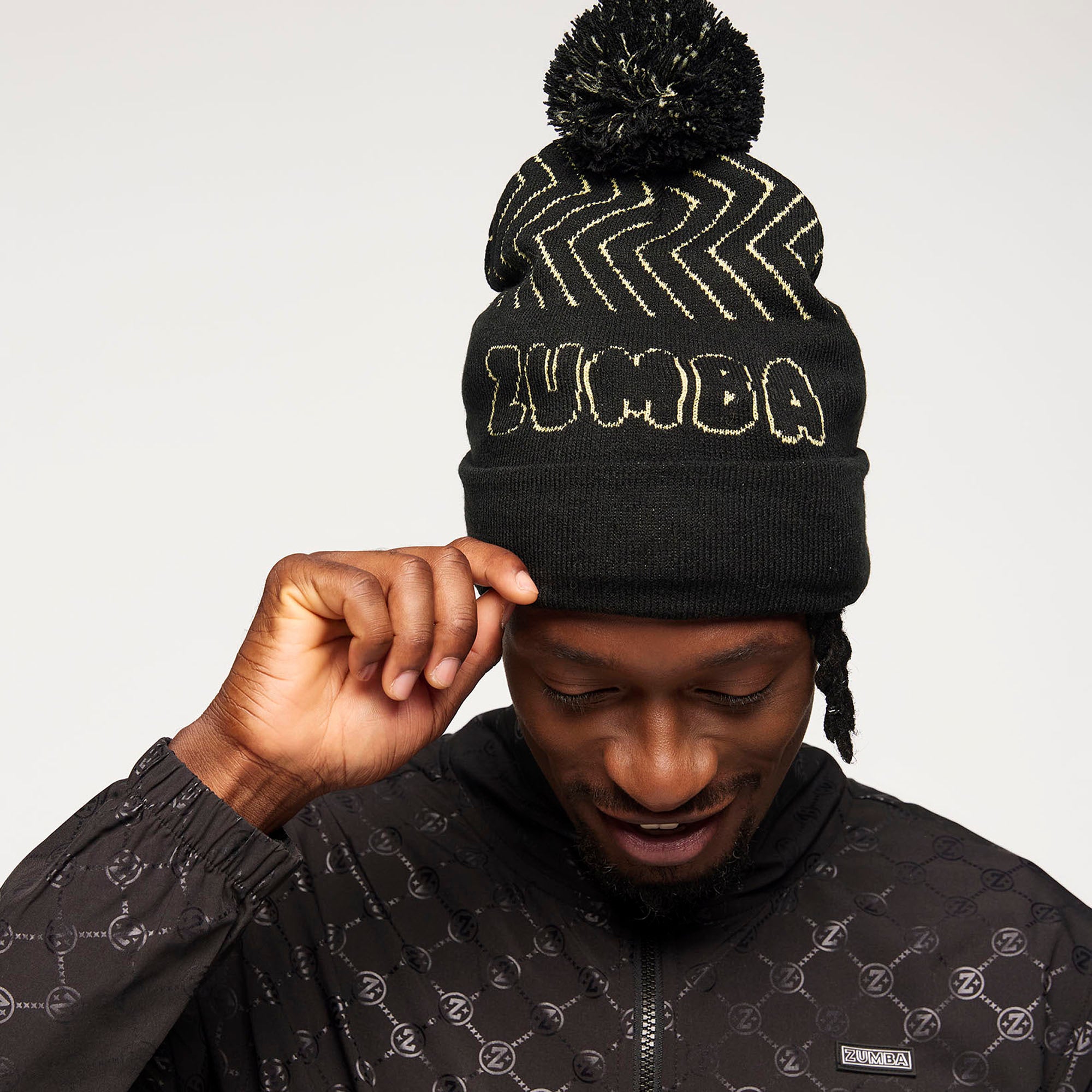 Zumba Holiday Pompom Hat