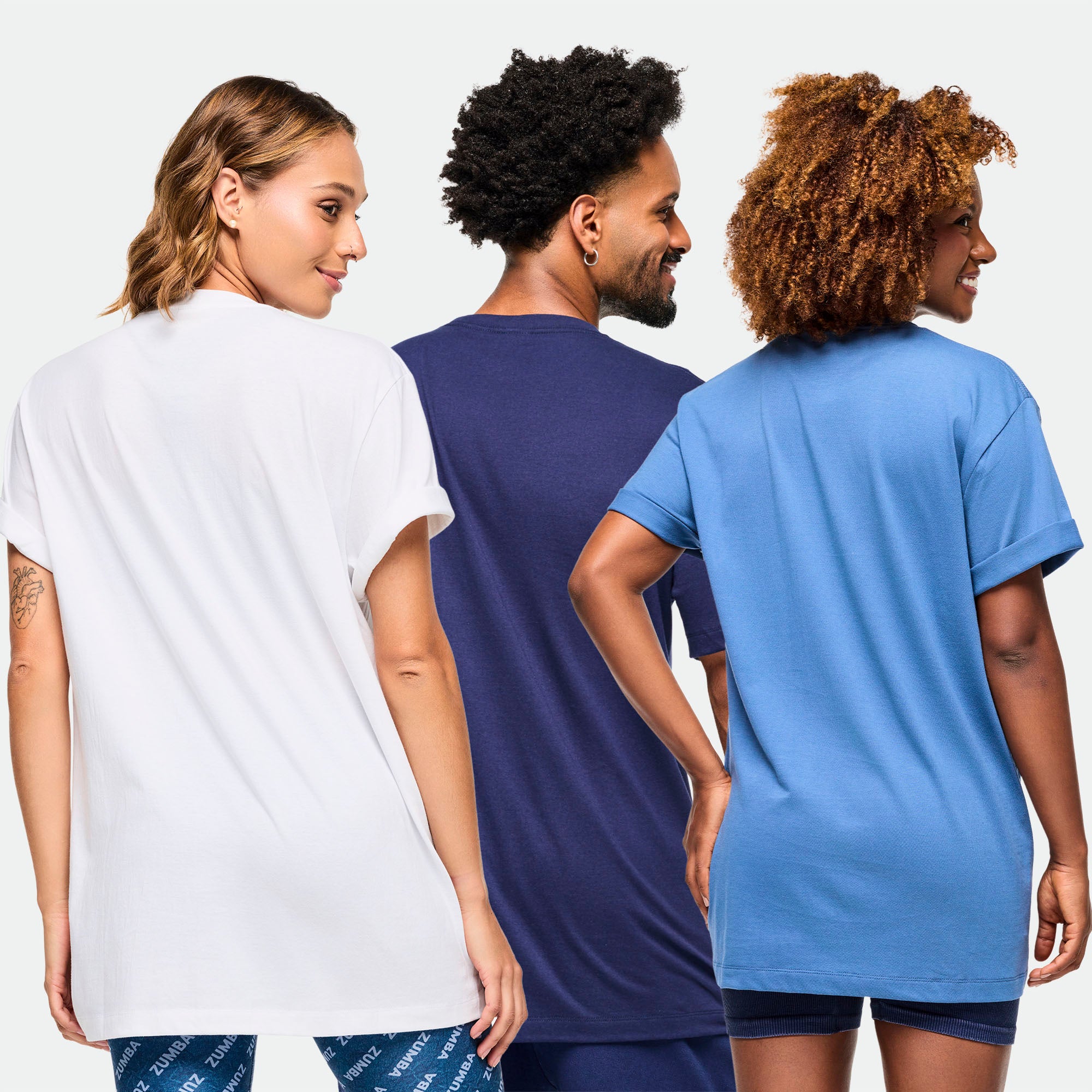 Zumba T-Shirts 12-Pack Unisex Blue Jean