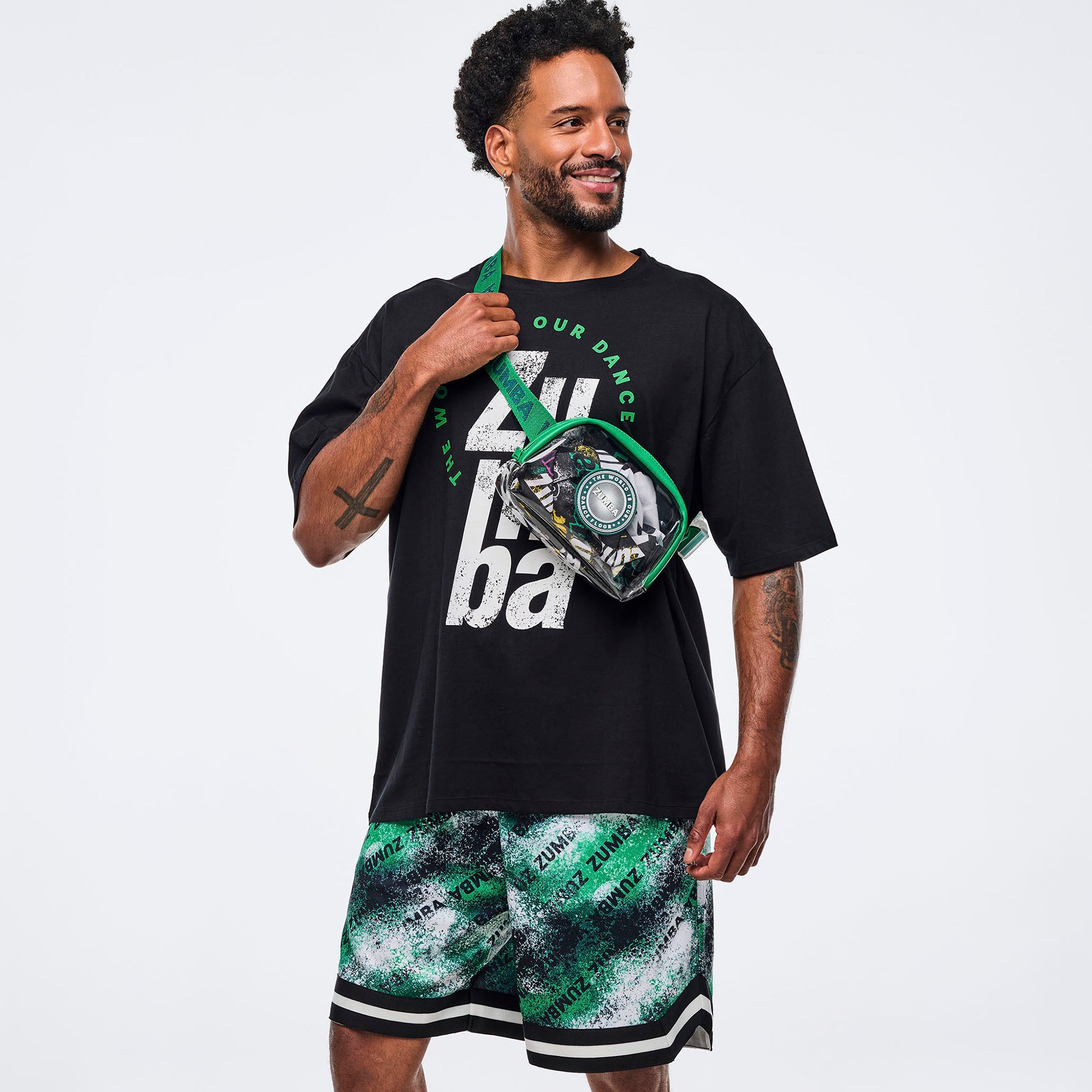 Przezroczysta saszetka Zumba Apres