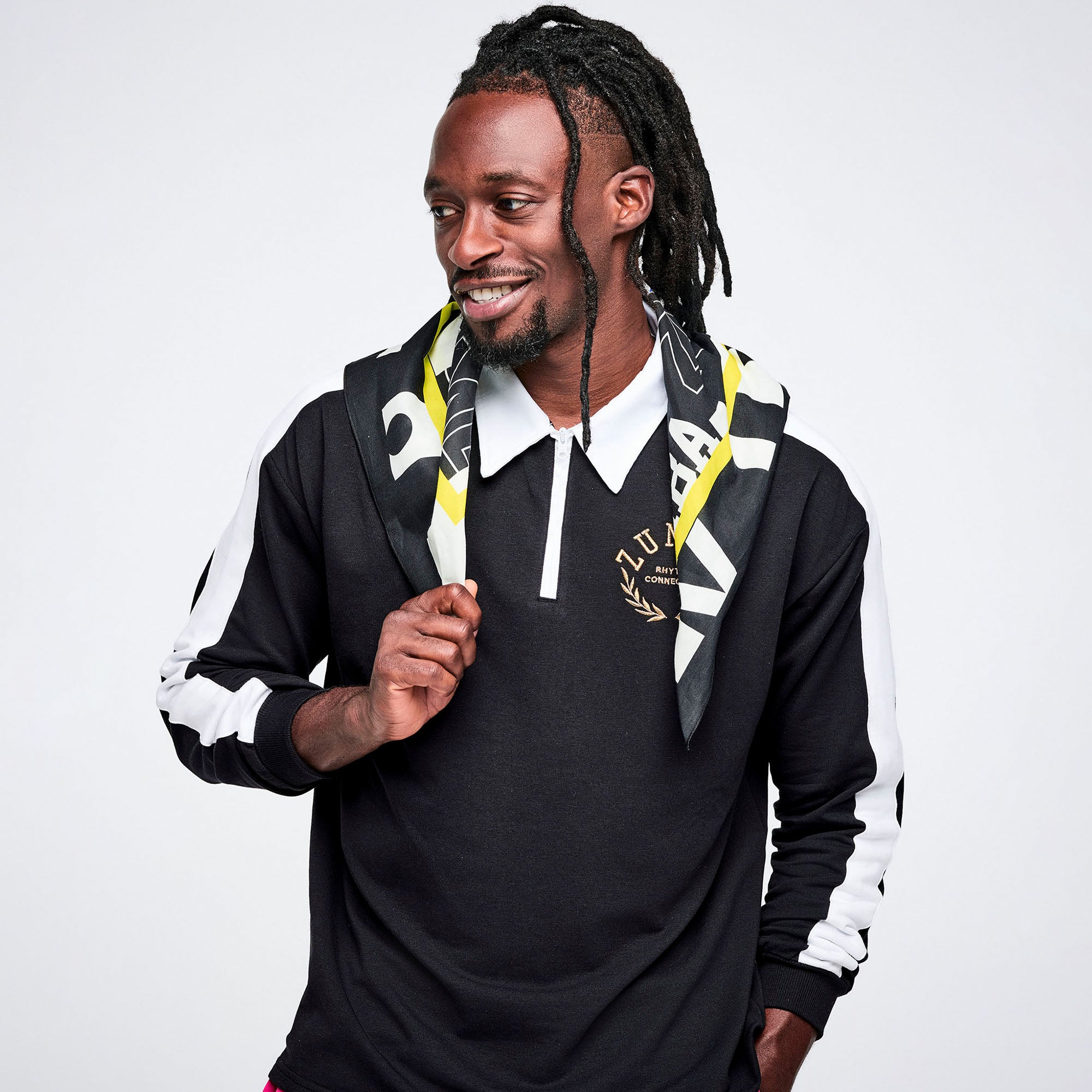 Kolorowe bandany z logo Zumba dwupak
