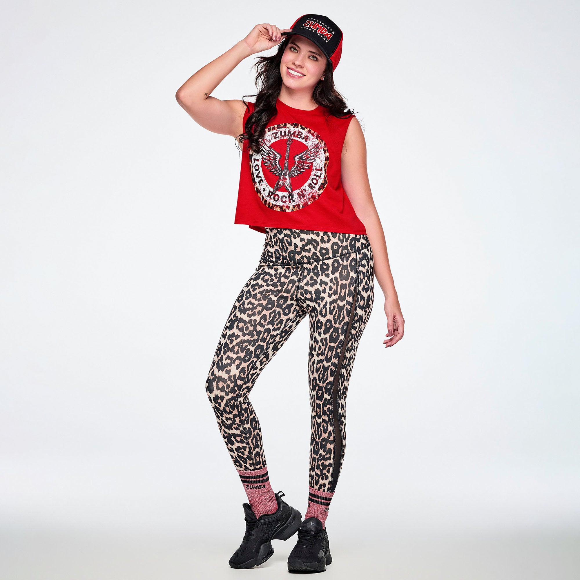 Koszulka crop Love Rock N Roll