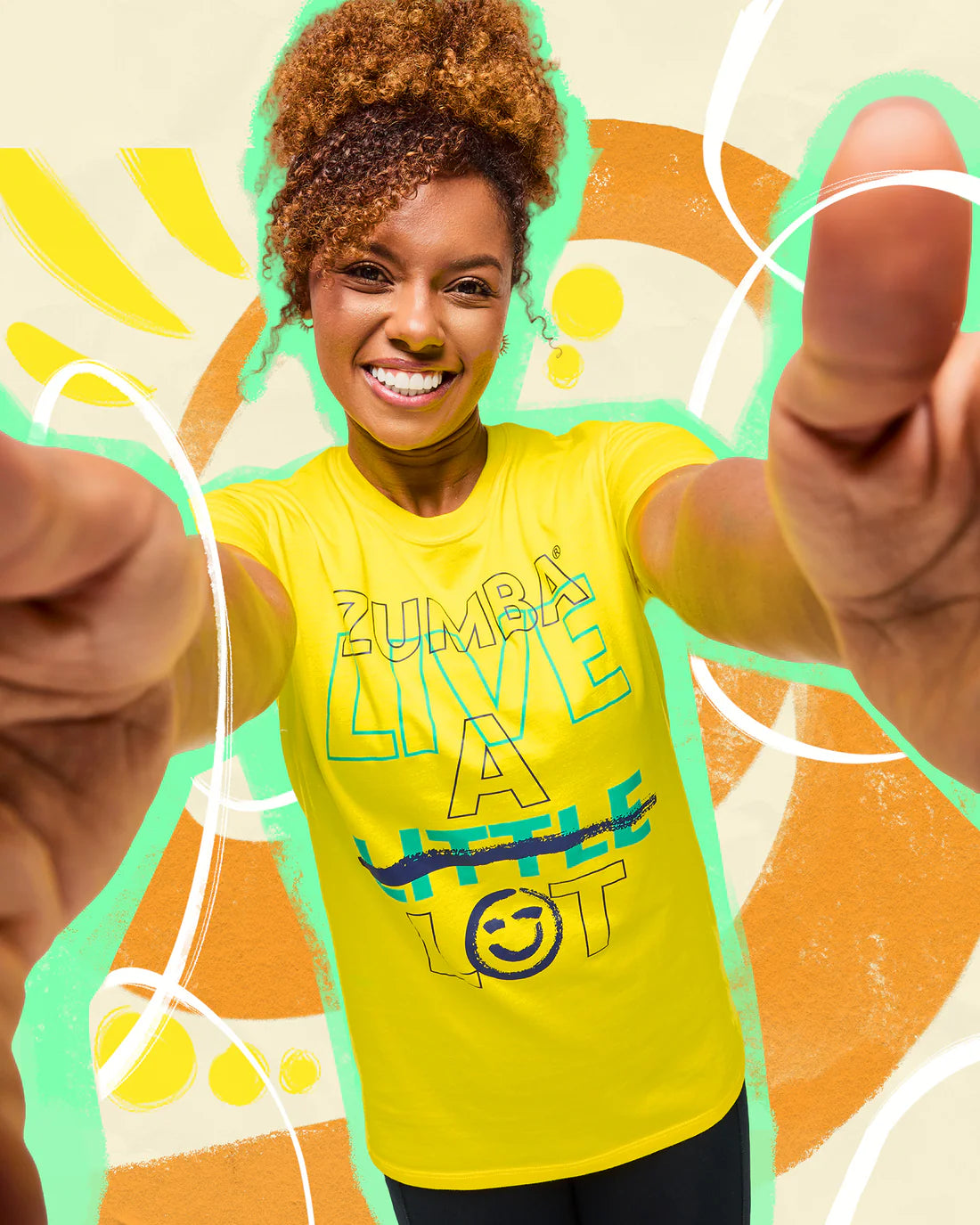 Zumba Live A Lot Tee – Live Life to the Fullest!
