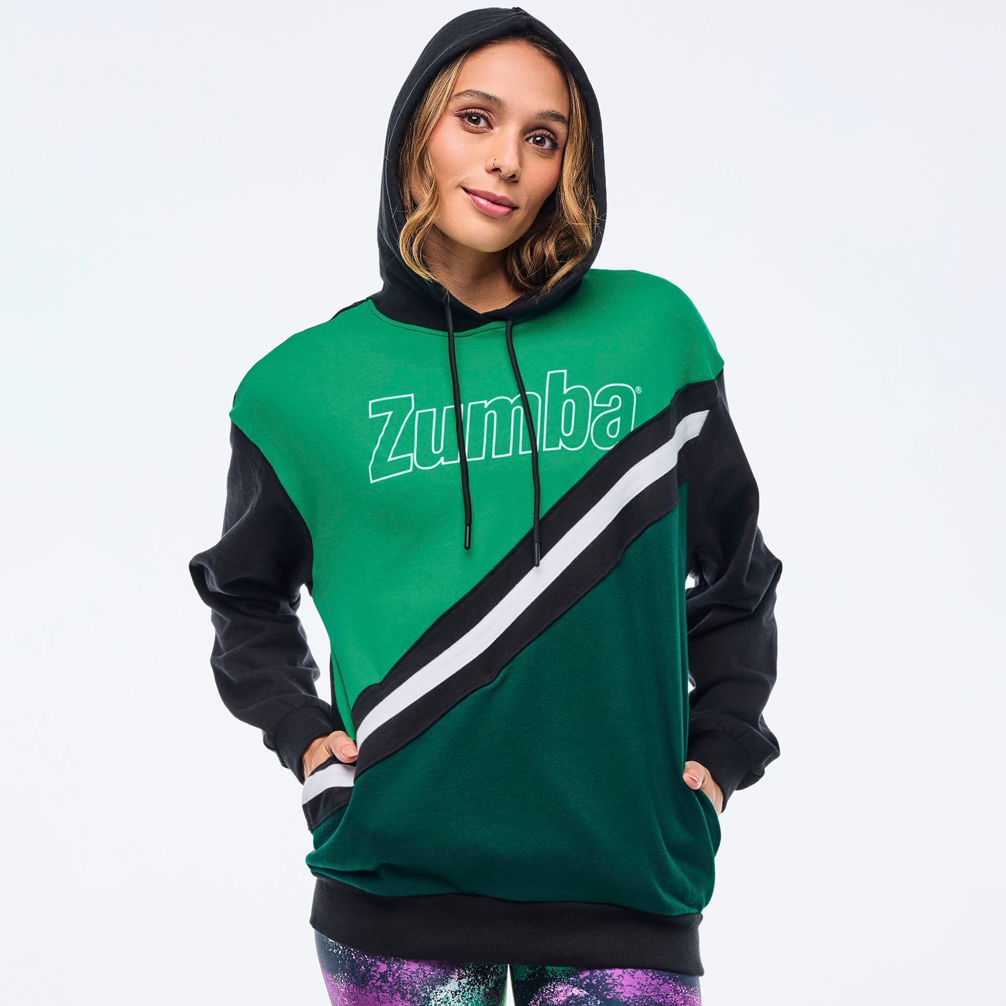 Bluza z kapturem unisex Zumba Apres