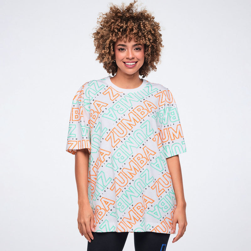 Koszulka unisex biała print