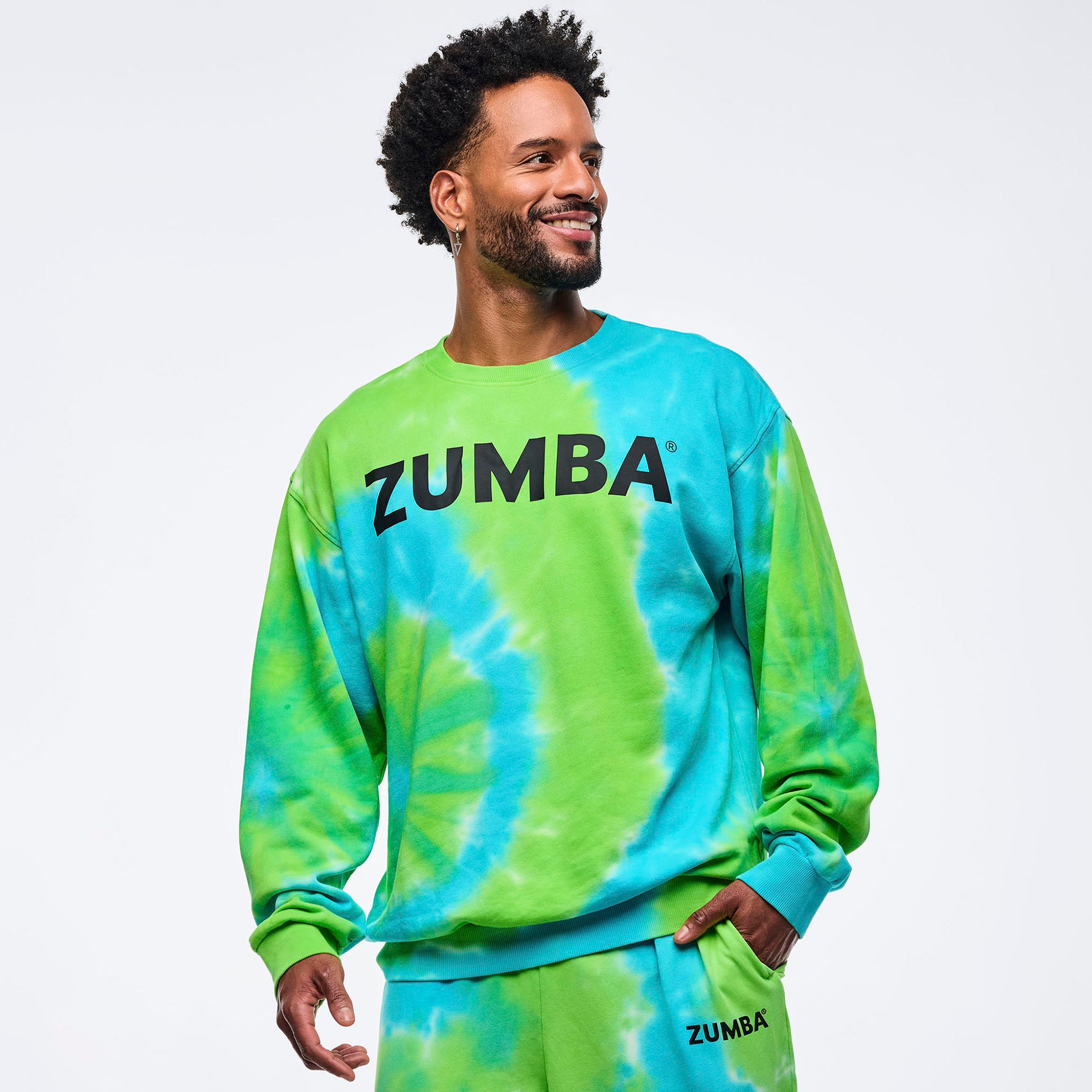 Bluza unisex Tie-Dye Zumba Neon