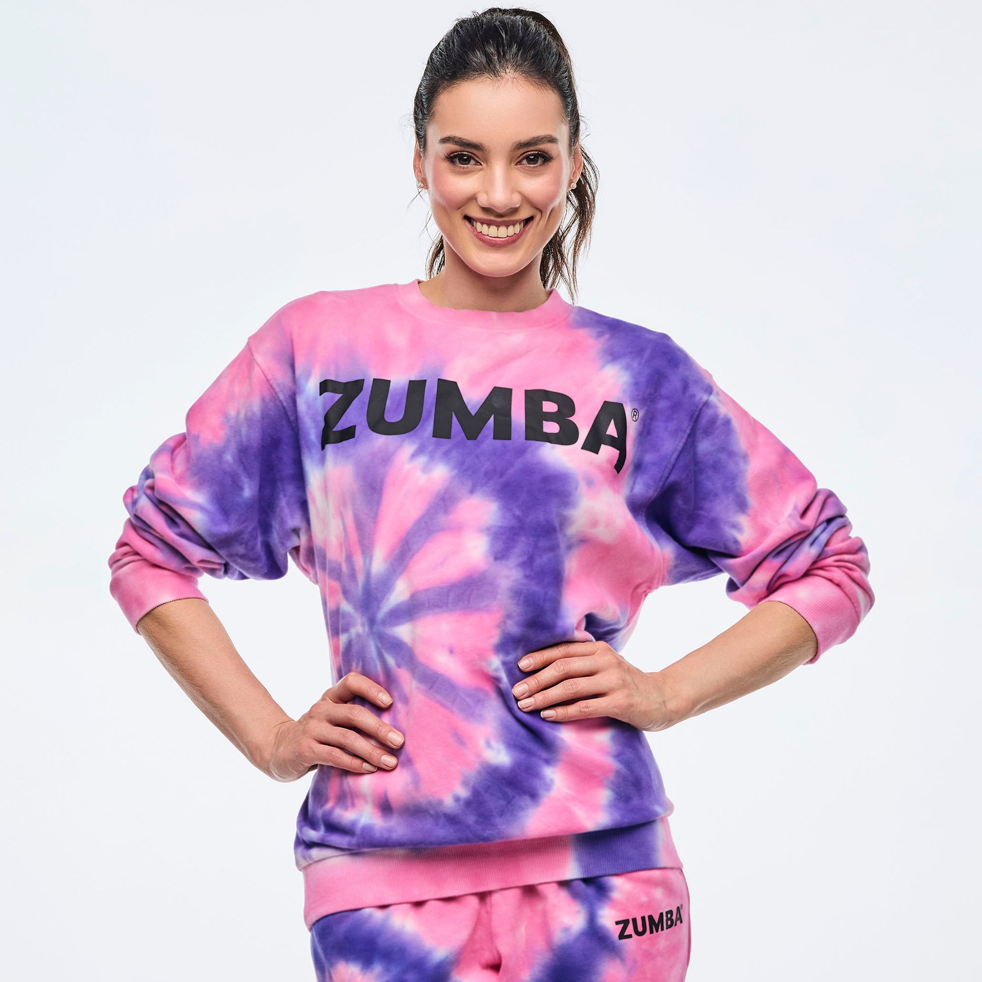 Bluza unisex Tie-Dye Zumba Neon