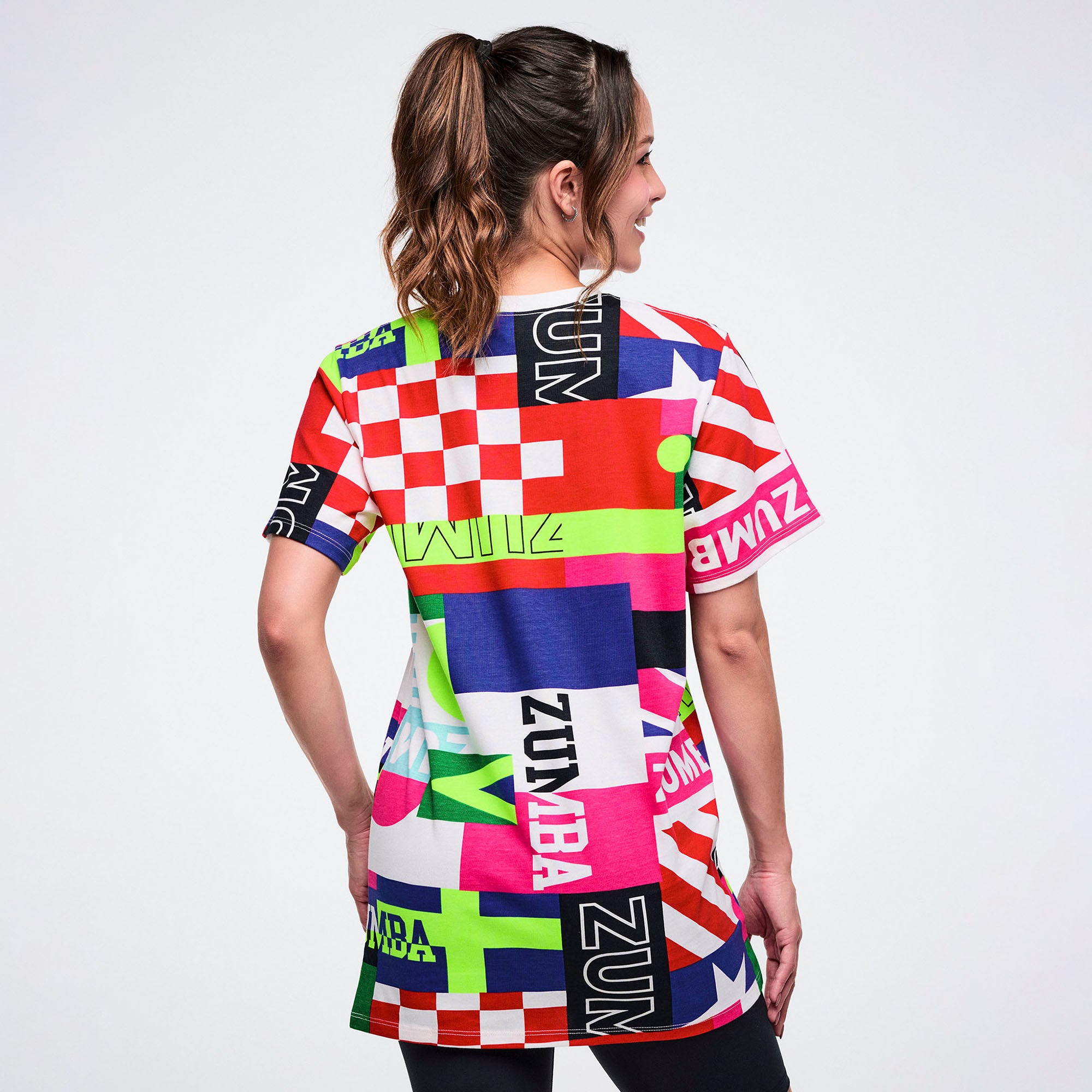 Kolorowy t-shirt sportowy unisex