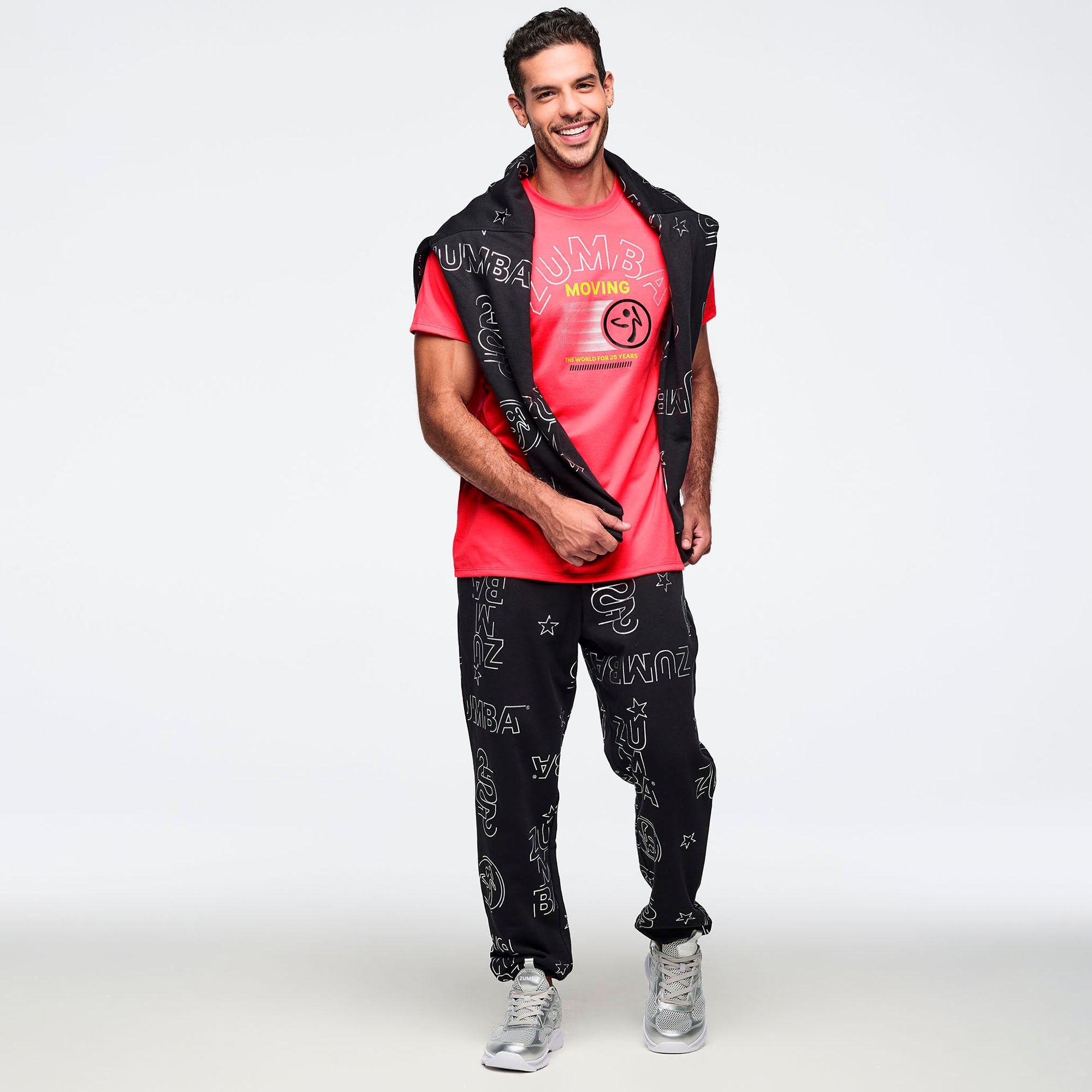 Czerwony T-shirt z logo