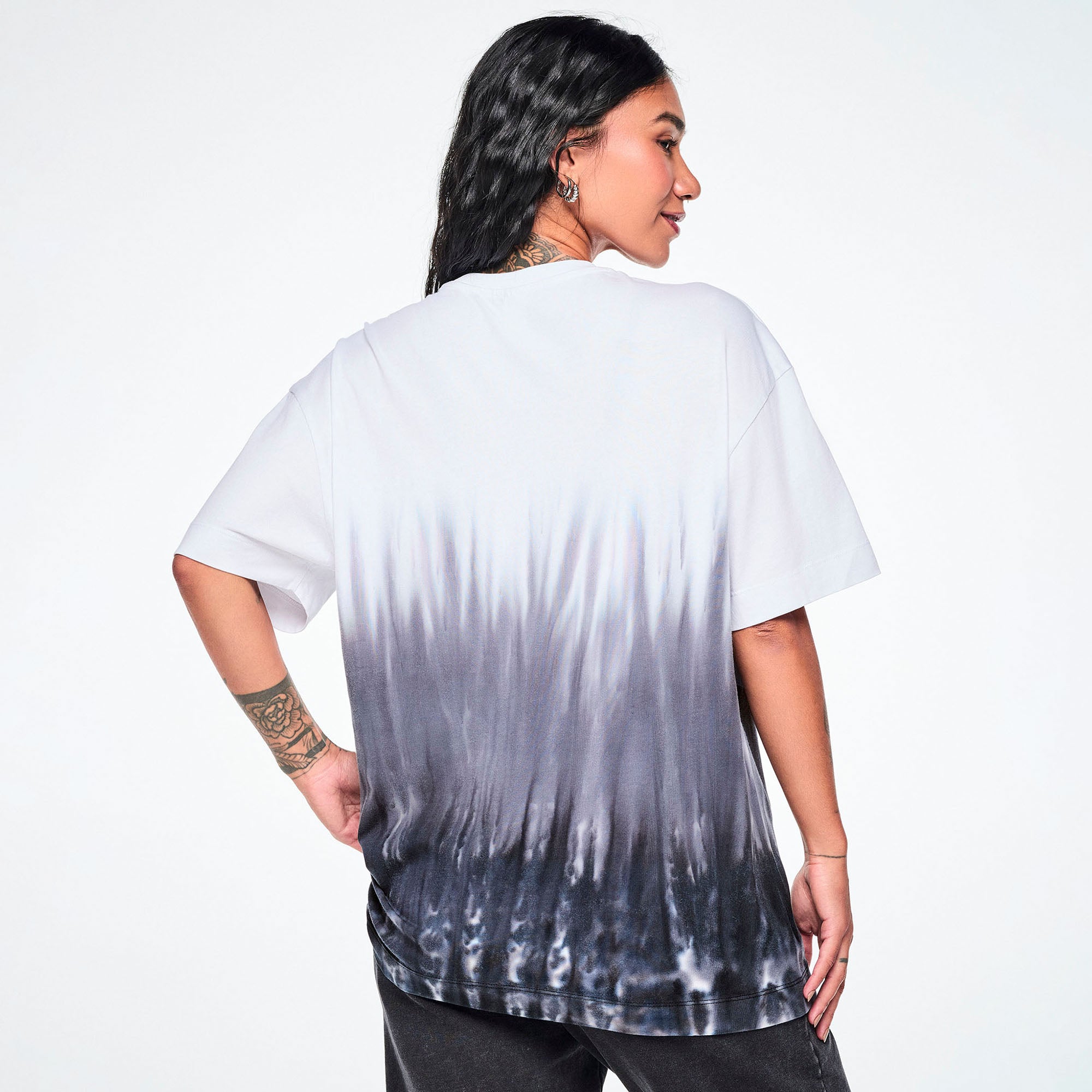Koszulka unisex ombre z nadrukiem