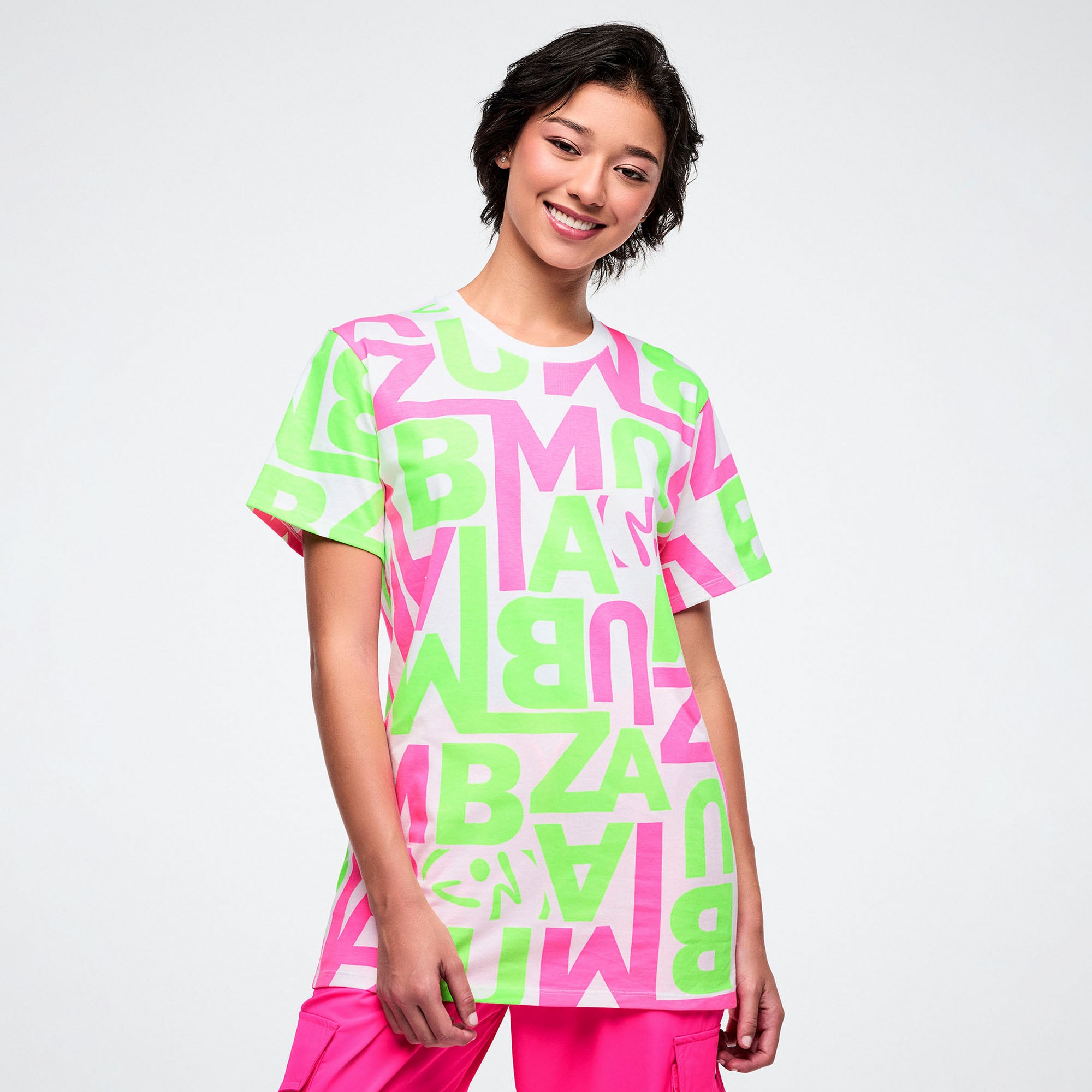 Koszulka unisex neonowy nadruk