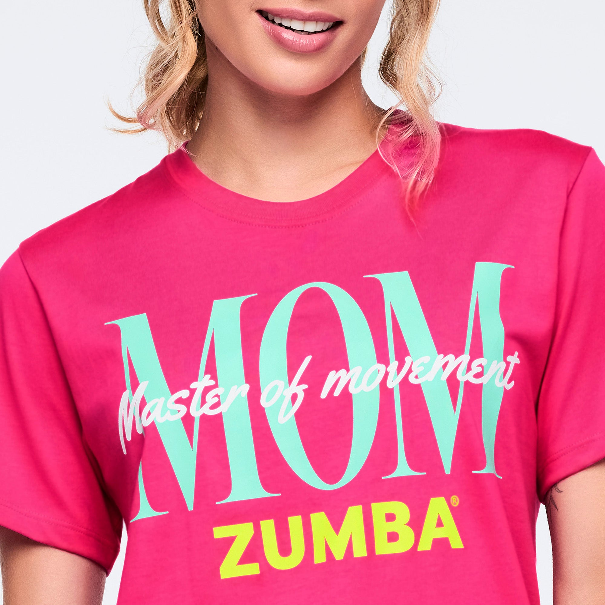 Koszulka MOM różowa