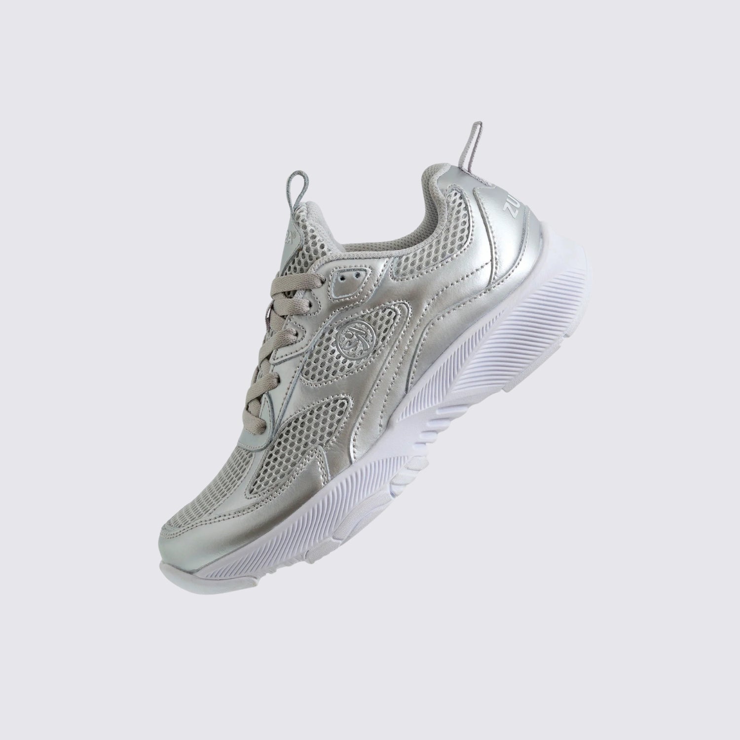 Srebrne buty sportowe