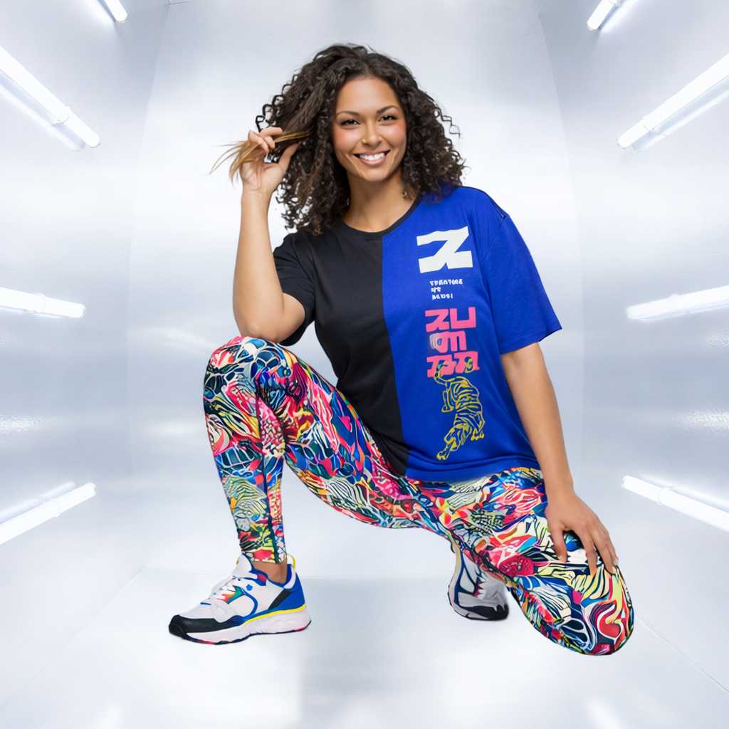 Koszulka dwukolorowa Zumba Easrern Flavor