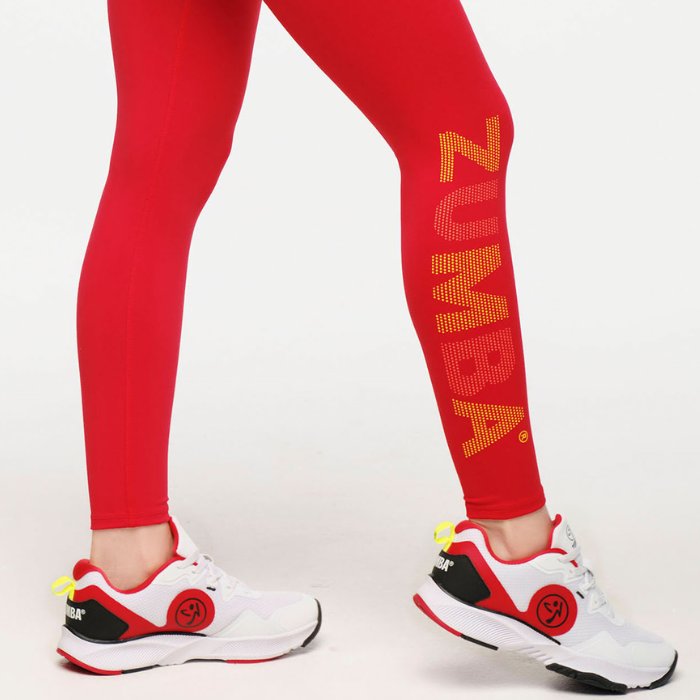 Legginsy czerwone Zumba Explore