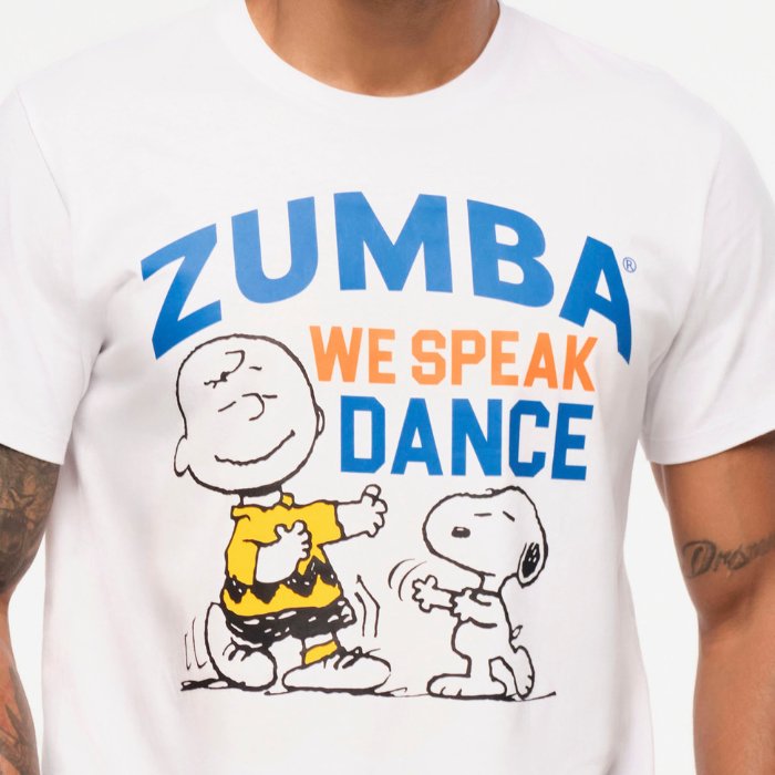 T-shirt biały Zumba X Peanuts