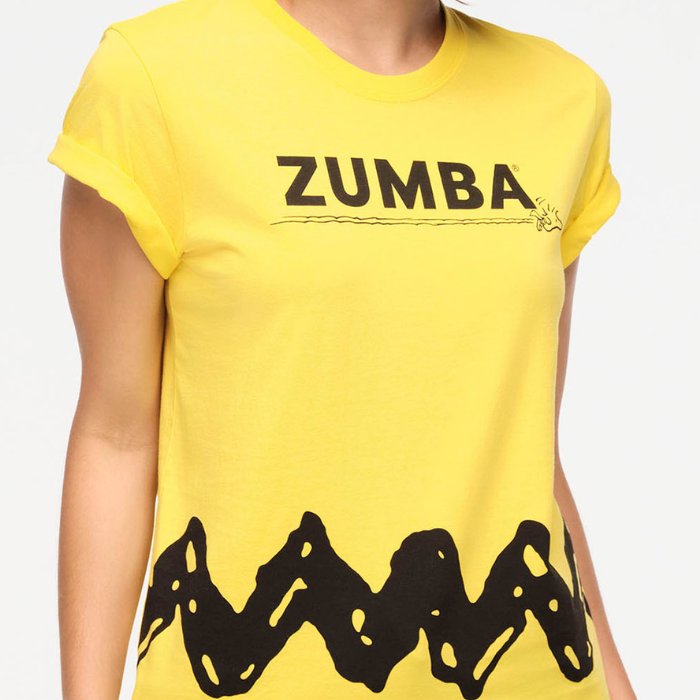 T-shirt żółty Zumba X Peanuts