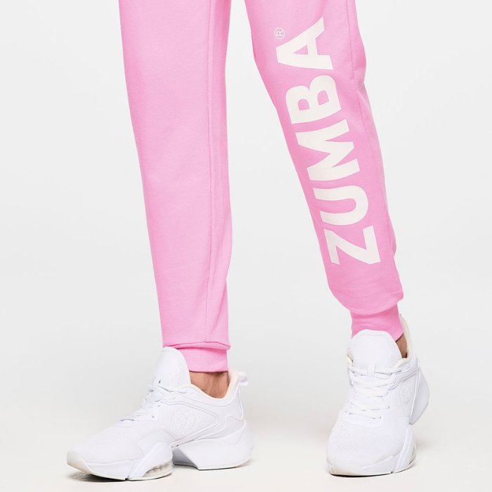 Spodnie dresowe różowe Zumba Love