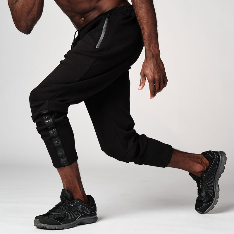 Spodnie dresowe męskie z kieszeniami na zamek STRONG Essential Joggers