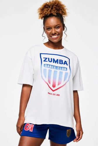 Koszulka  z krótkim rękawem biała Zumba Victory