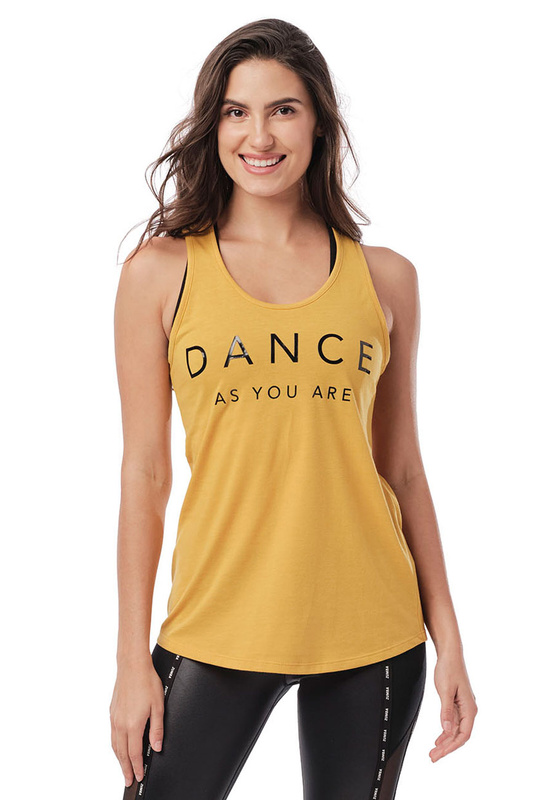 Koszulka złota Zumba Meet Me On The Dance Floor