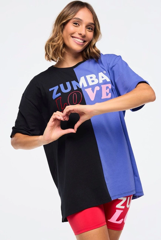 Koszulka oversize Zumba Love