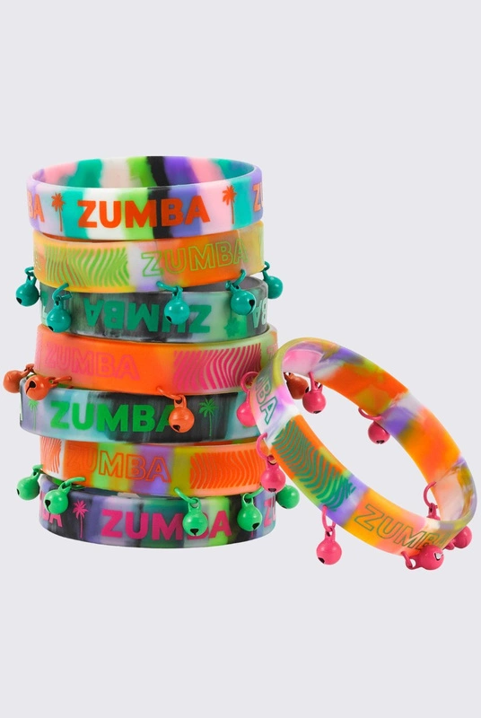 Gumowe bransoletki Zumba Tropidelic (8 szt)