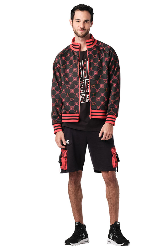 Bluza sportowa czarna na suwak Zumba Style Zip-Up