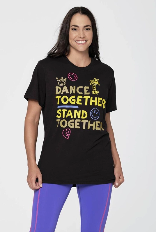 Koszulka T-shirt czarny Zumba Dance Together