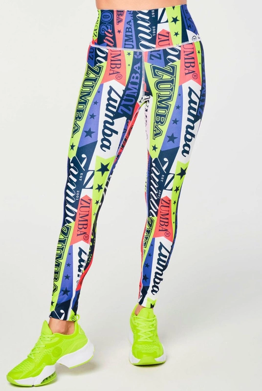 Legginsy z wysokim stanem Zumba Prep