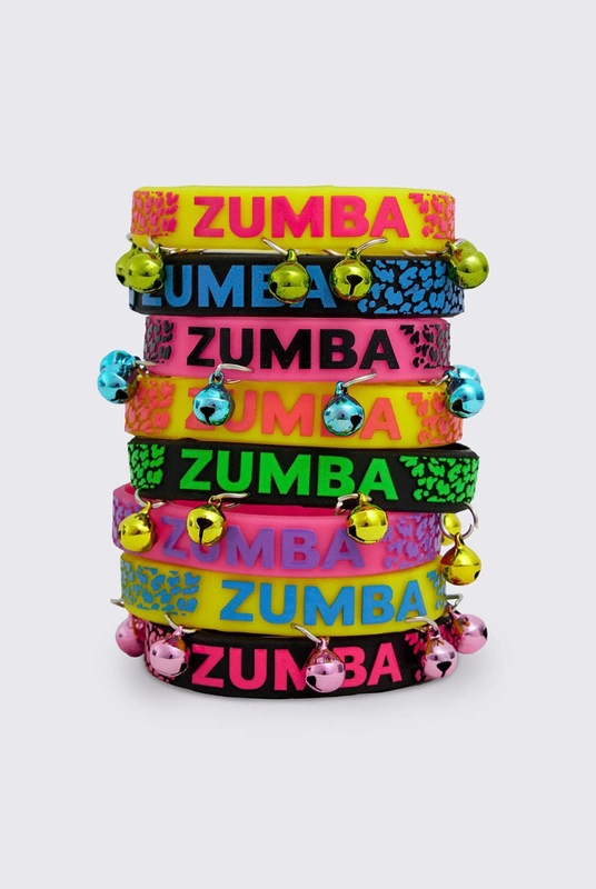 Gumowe bransoletki Zumba Funscape (8 szt)