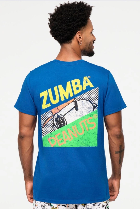 T-shirt niebieski Zumba X Peanuts