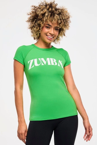 T-shirt zielony Zumba Haus