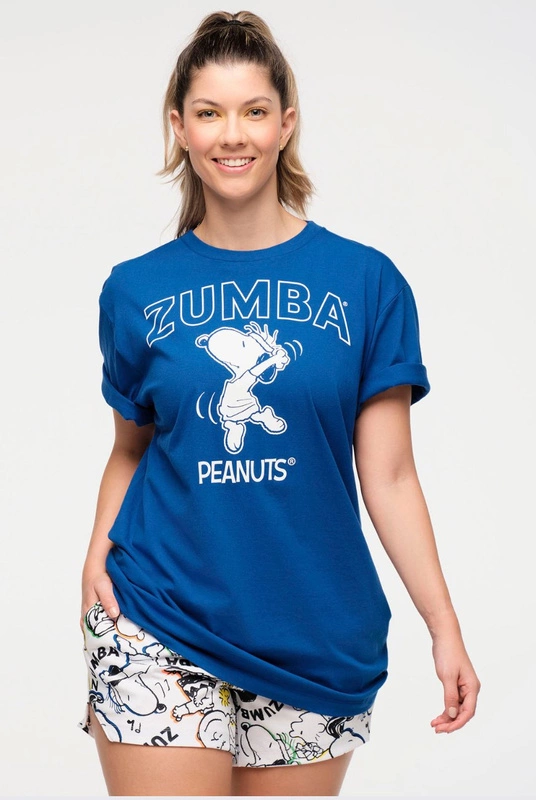 Koszulki sportowe wielopak Zumba X Peanuts  (12 szt.)