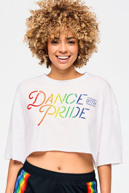 Crop top biały Zumba