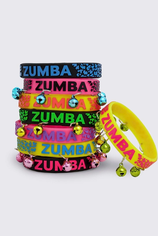 Gumowe bransoletki Zumba Funscape (8 szt)