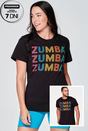 Koszulka T-shirt czarny Zumba Beach Bash