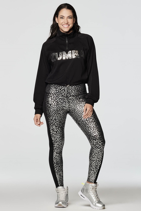 Bluza sportowa czarna Zumba Glow With The Flow