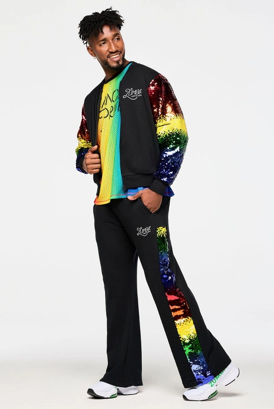 Kurtka unisex z cekinami Zumba