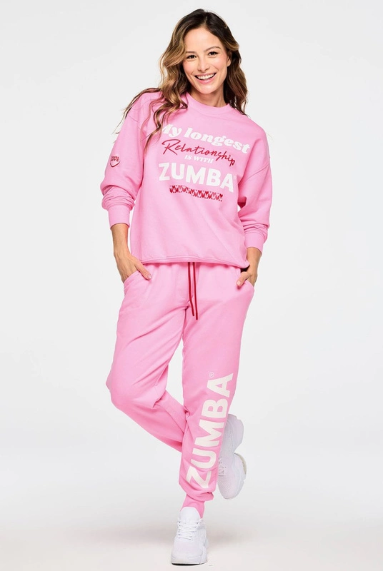 Bluza sportowa różowa Zumba Love