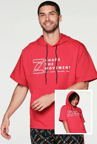 Bezrękawnik z kapturem Zumba Sport Mode