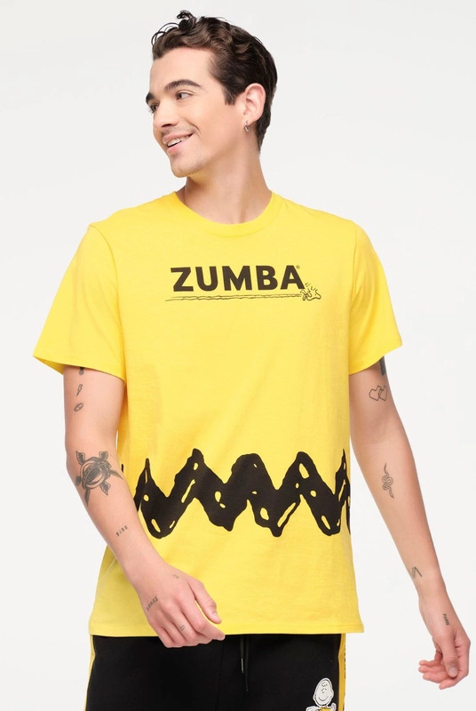 T-shirt żółty Zumba X Peanuts